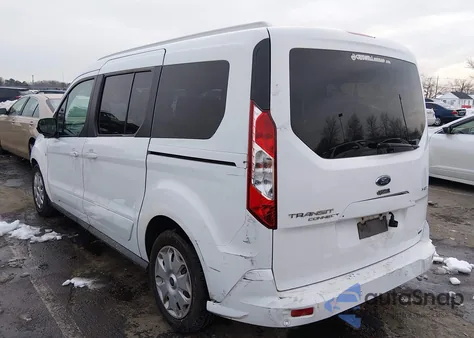 2017 Ford Transit Connect Xlt z USA, uszkodzony, nr VIN NM0GE9F73H1299222
